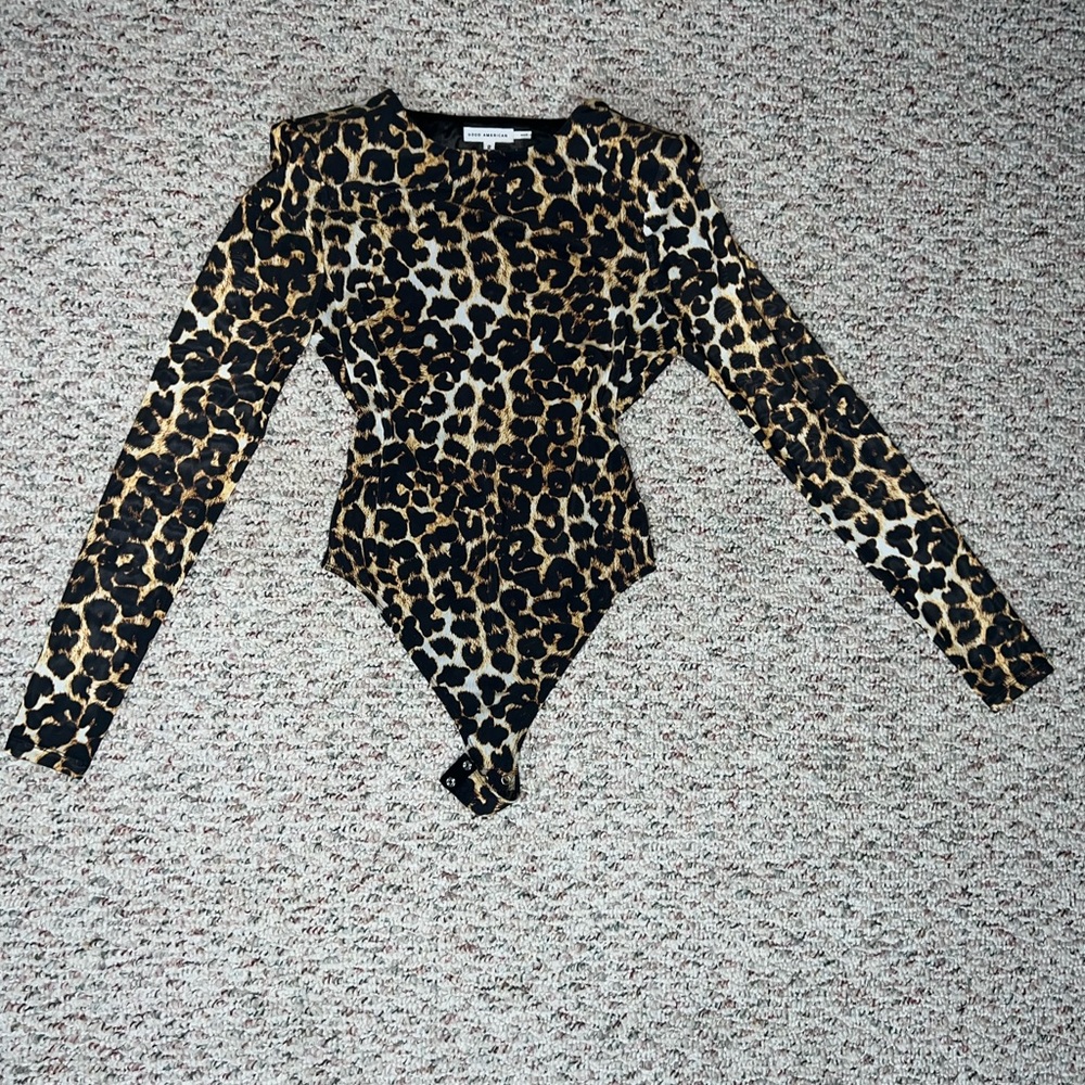 Leopard print Bodysuit Small